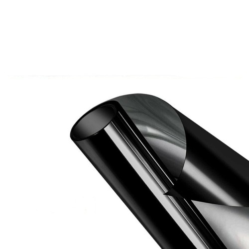 Pellicola Film Per Finestrino Auto 50x300cm Scuro Per Ripararsi Dai Raggi Solari.